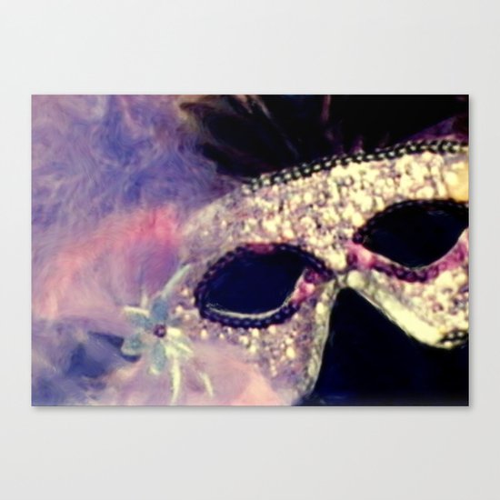 Mardi Gras Mask Canvas Print