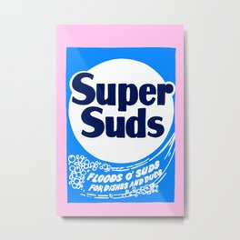 Super Suds Box of Laundry Detergent Metal Print