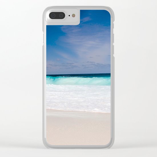 Mexico Waves Clear iPhone Case