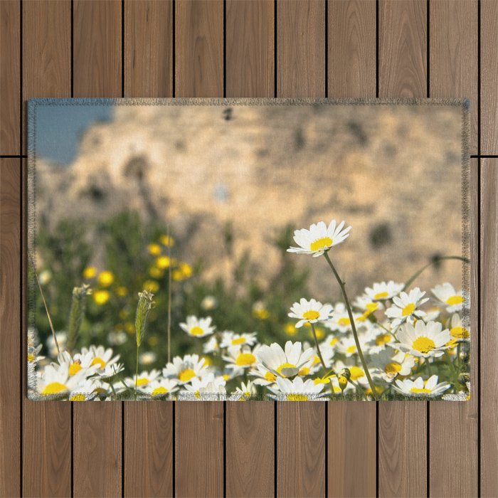 Spring Camomile Outdoor Rug