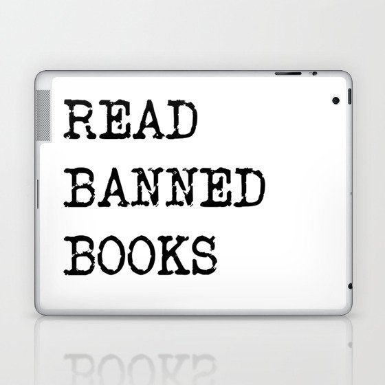 Read Banned Books Laptop & iPad Skin