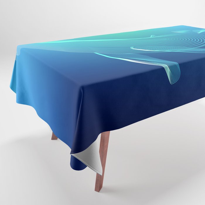 Blended Lined Whale Tablecloth