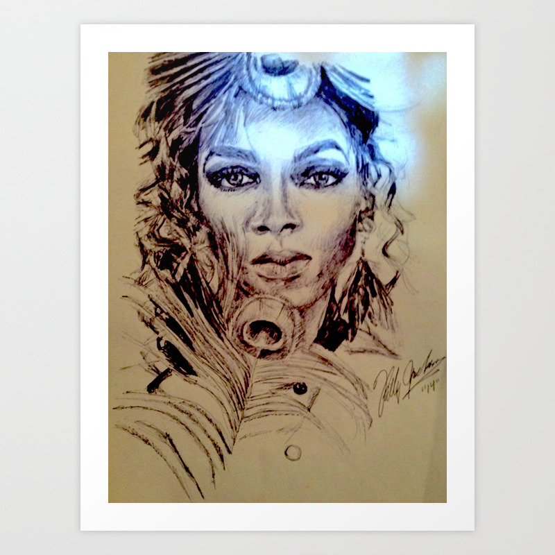 Voodoo Woman Art Print By Billy Jackson Society6