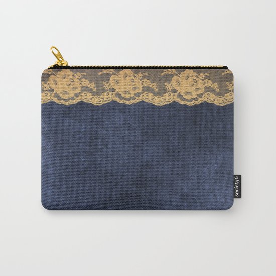 Blue Lace Velvet 02 Carry-All Pouch