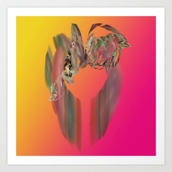 Floral Ring Art Print