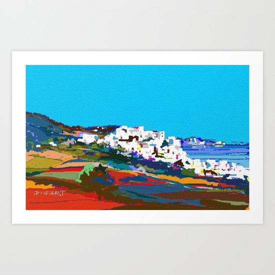 0071-Mediterranean 2 ba Art Print