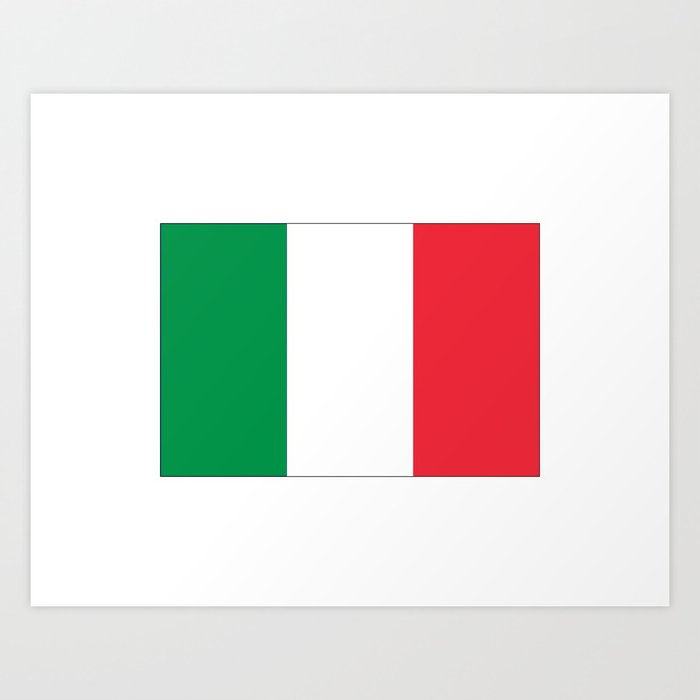 Italian flag-Italy,Italia,Italian,Latine,Roma,venezia,venice,mediterreanean,Genoa,firenze Art Print