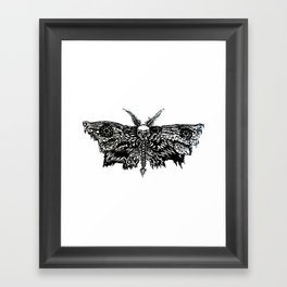Moth Framed Art Print