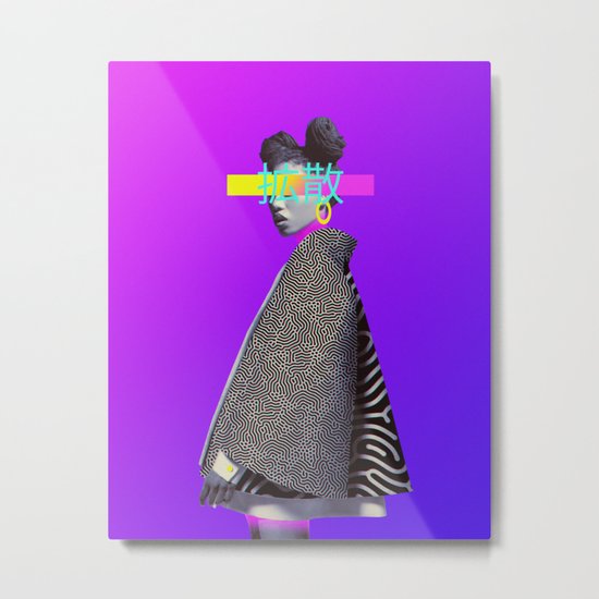 Diffusion Metal Print