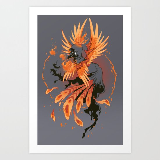 The Avian Arsonist Art Print