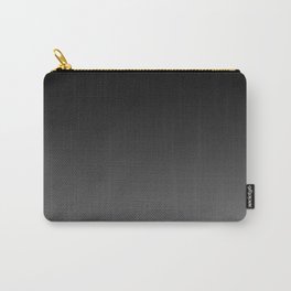 Ombre | Color Gradients | Gradient | Two Tone | Shades of Grey | Dark Grey Black Ombre | Carry-All Pouch