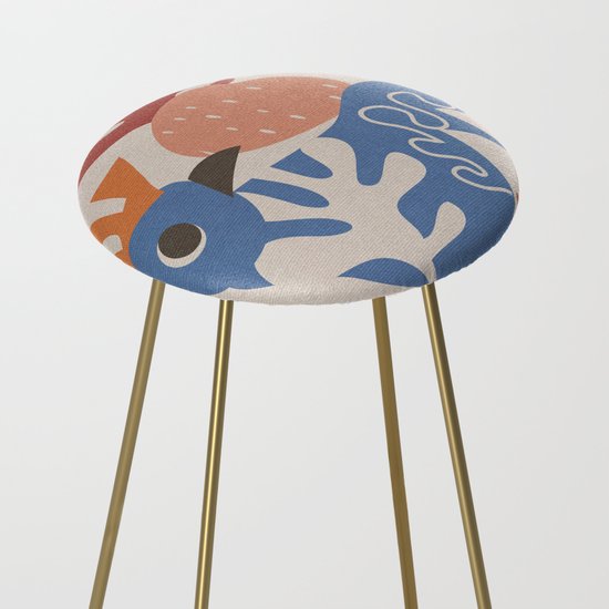 Rooster Counter Stool By Mirimo Society6, Rooster Counter Stools