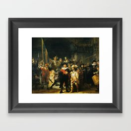 The Night Watch Rembrandt Harmenszoon Van Rijn Framed Art Print