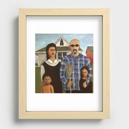Mexican - American Gothic Recessed Framed Print