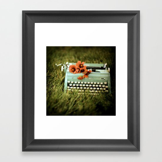 Loveletters Framed Art Print