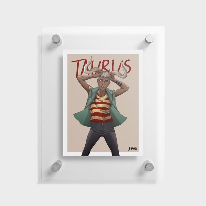 The Zodiacs: Taurus Floating Acrylic Print