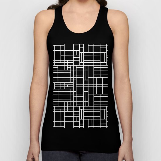 Stained Glass W Unisex Tank Top