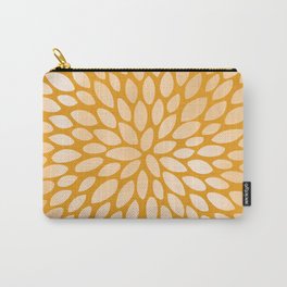Floral Bloom in Yellow Carry-All Pouch