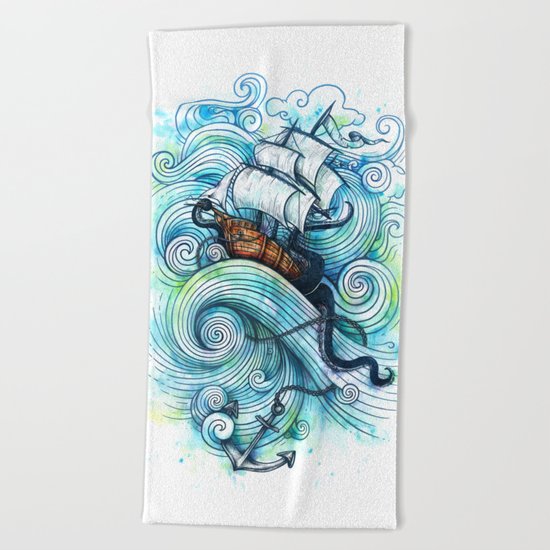 Long Journey Beach Towel