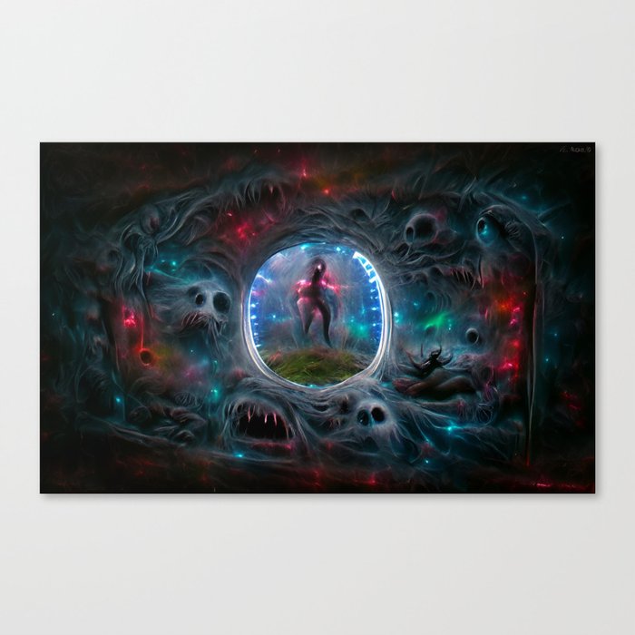 From Within the Cave Canvas Print