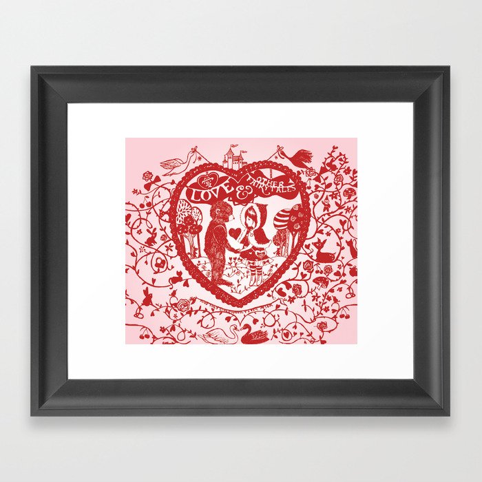 Love and Other Fairy Tales Framed Art Print