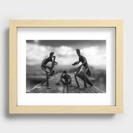 Nothing touches me Recessed Framed Print