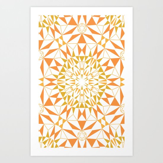Love Triangle 5 Art Print
