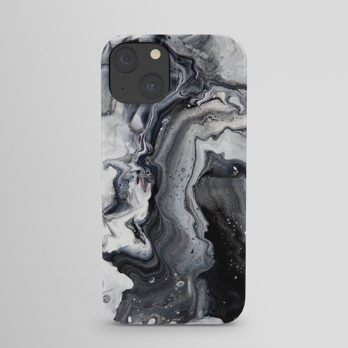 Marble B/W/G iPhone Case