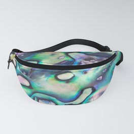 Purpley Green Mother of Pearl Abalone Shell Fanny Pack