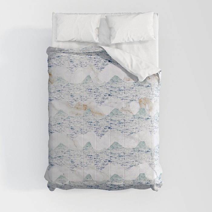 Marble Breeze Comforter