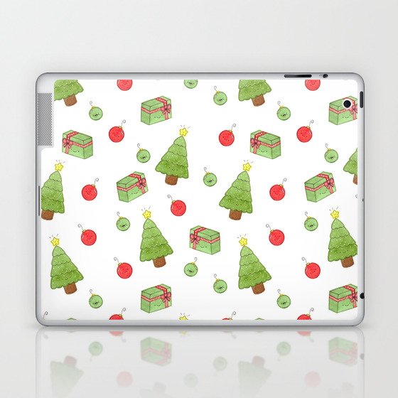 kawaii christmas Laptop & iPad Skin