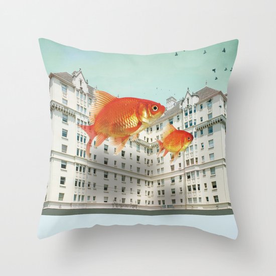 afloat Throw Pillow