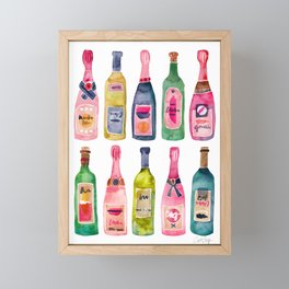 Champagne Collection Framed Mini Art Print