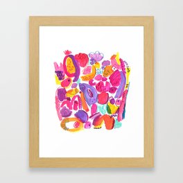 Abstract Doodle 1 Framed Art Print