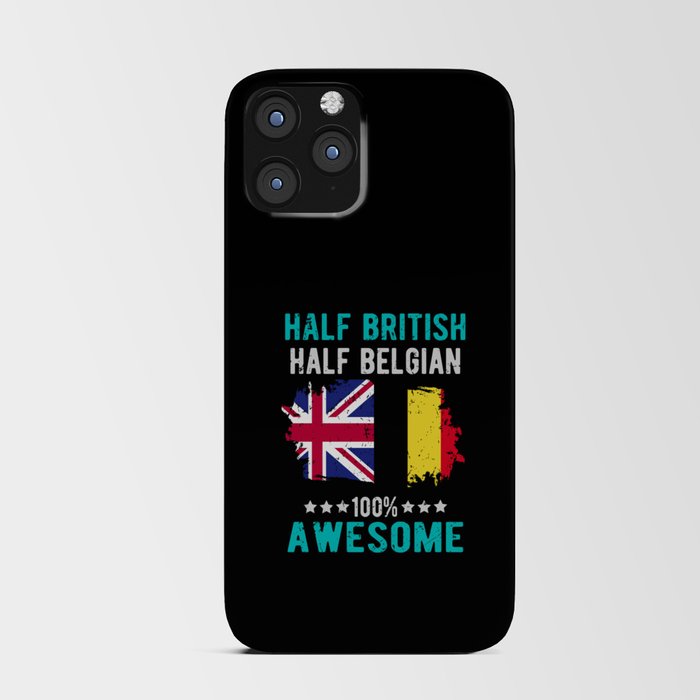 Half British Half British iPhone Card Case