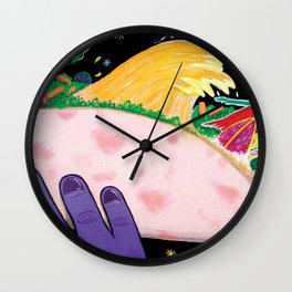 "Cocó´s Surfing safary" Wall Clock