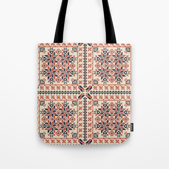 Palestinian embroidery pattern Tote Bag