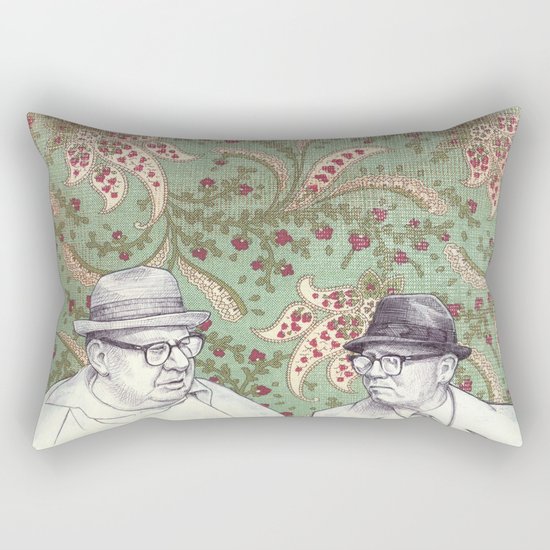 Old Men Rectangular Pillow