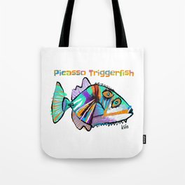 Picasso Trigger Fish Tote Bag