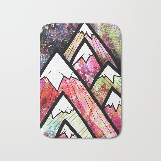 As the high peaks grow Bath Mat