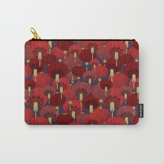 Chinese Lanterns Carry-All Pouch
