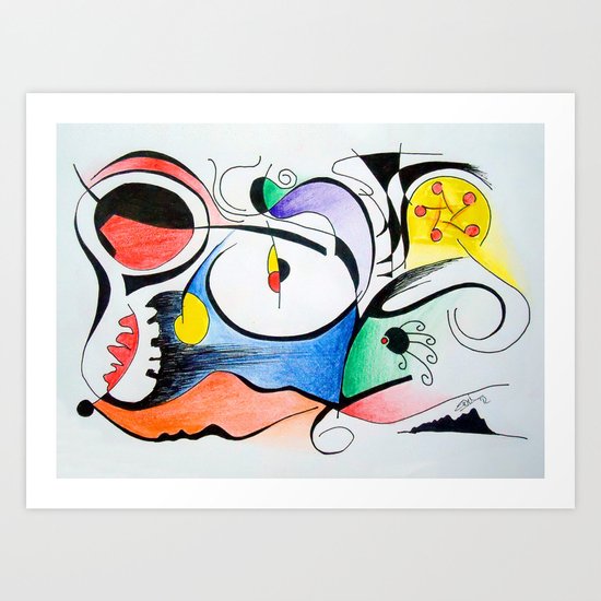Aurora boreal Art Print