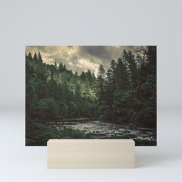 Pacific Northwest River - Nature Photography Mini Art Print