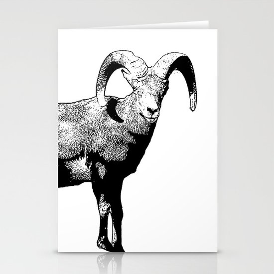 Ram Stamp Stationery Cards