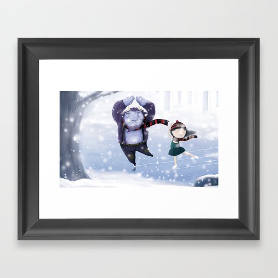 Dancing for the summer Framed Art Print