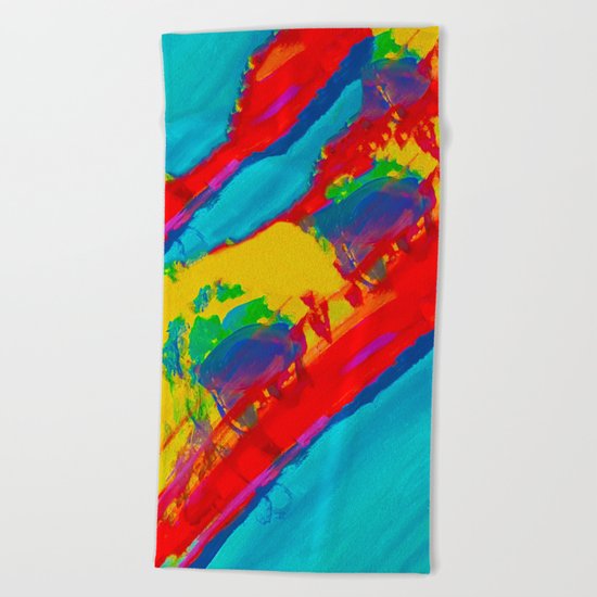 African Sunset Beach Towel