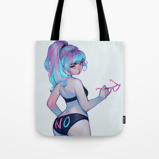 No Girl Tote Bag
