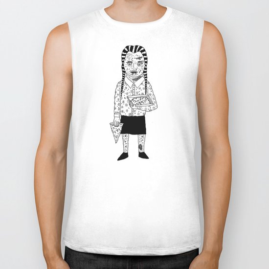 WEDNESDAY ADDAMS Biker Tank
