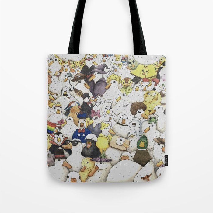 Duck Collage  Tote Bag