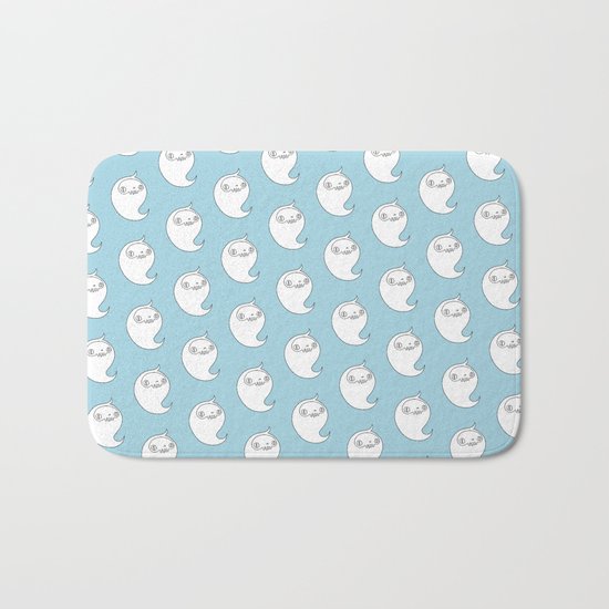 Ghost ( HQ pixel ) Bath Mat